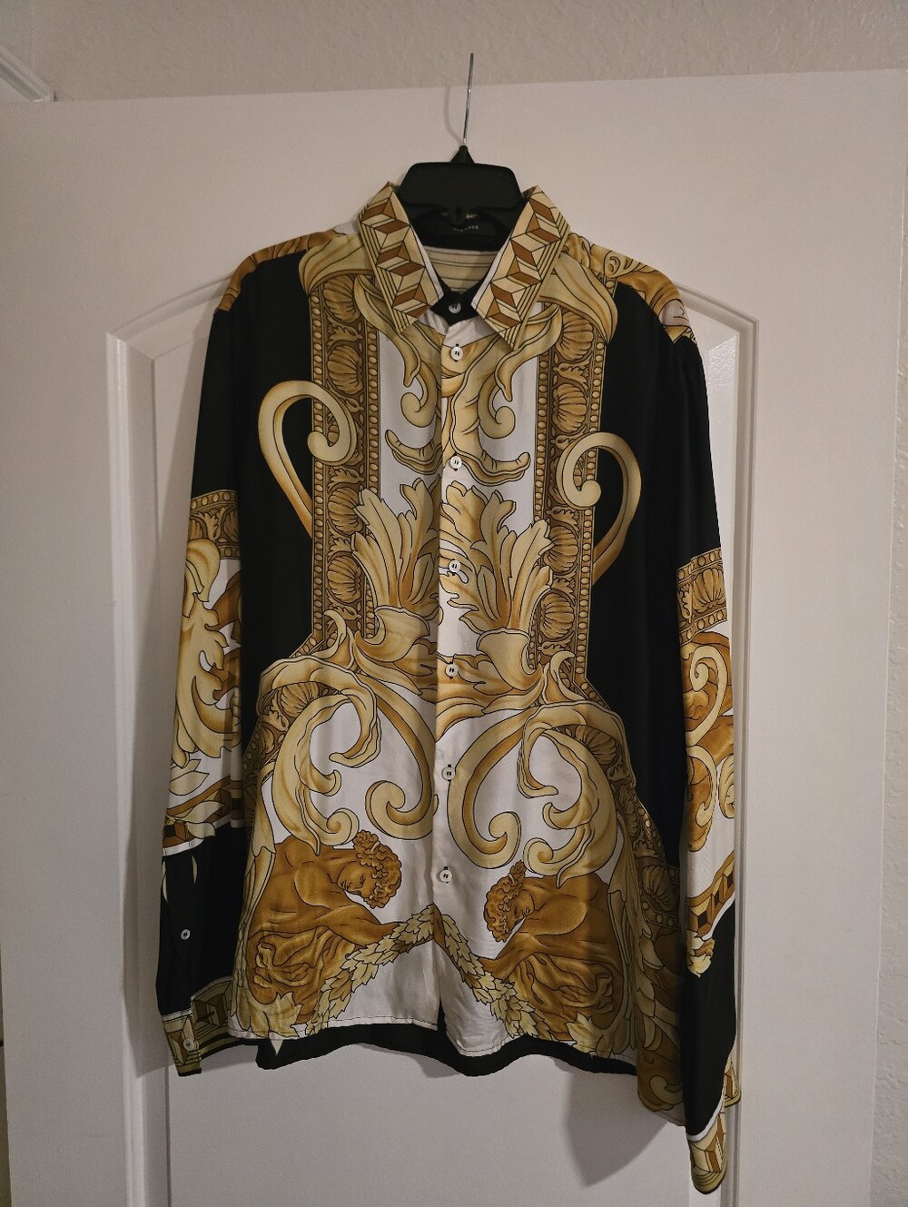 VERSACE baroque 1st line Silk Shirt
